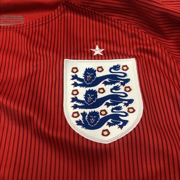 England National Football Team Shirt Nike Authentic Mens XL Dri-fit Polyester - Picture 4 of 15